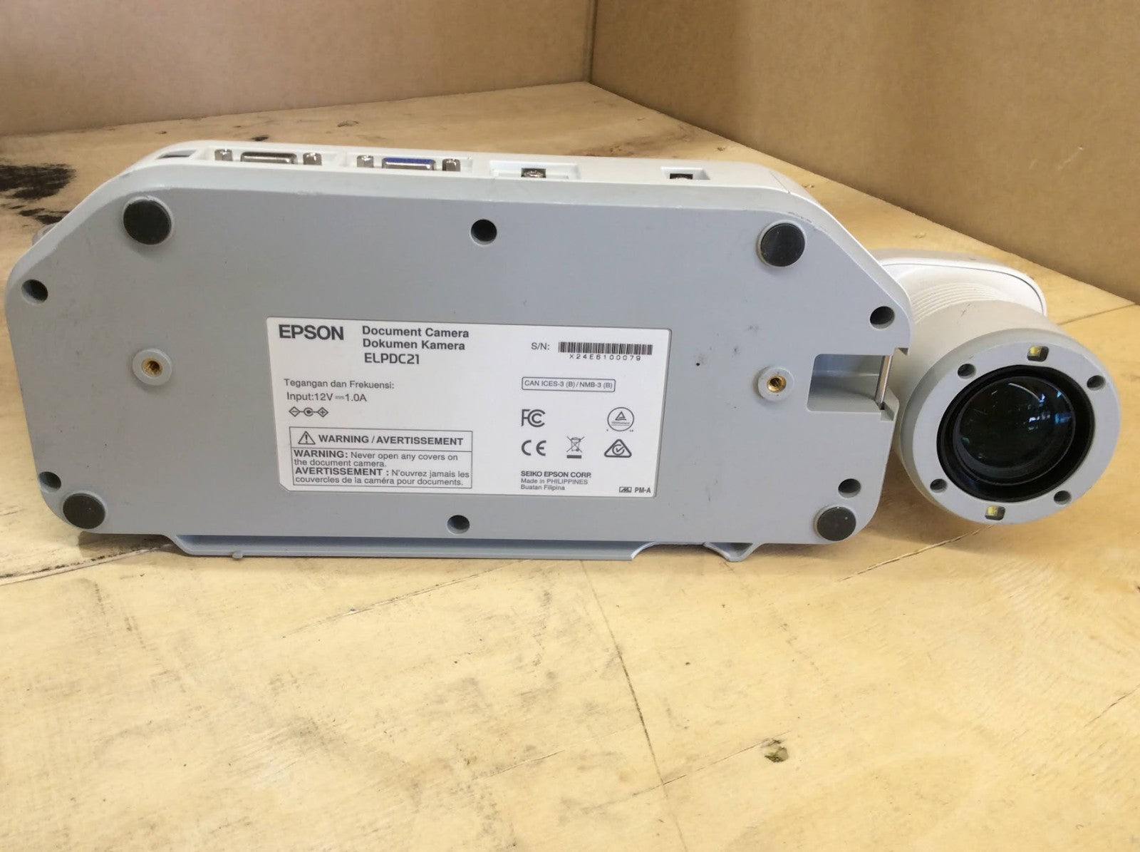 Epson ELPDC21 Document Camera 12x Optical Zoom HDMI VGA [AU Seller]