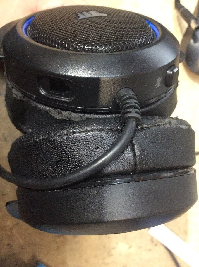 Corsair RDA0013 Wired Gaming Headset Black No Microphone Au Seller