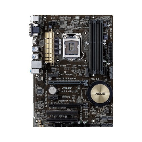 ASUS H97-Plus Motherboard ATX DDR3 LGA 1150 VGA HDMI DVI Intel H97 [AU Seller]