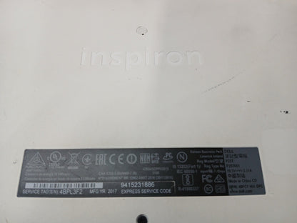 DELL Inspiron 11 3168 Laptop 11.6" Pentium N3710 4GBRAM 128GB HDMI White A-