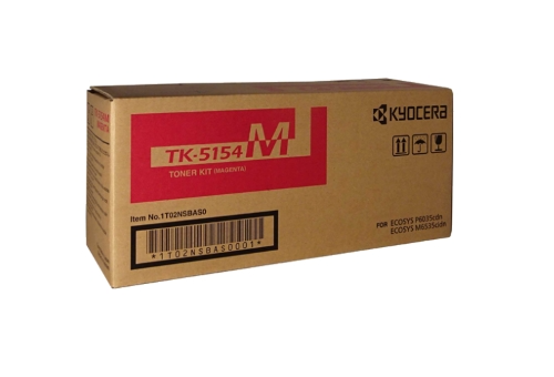 Brand New Kyocera Model TK-5154M Magenta Toner Cartridge For P6035CDN/M6535CDN