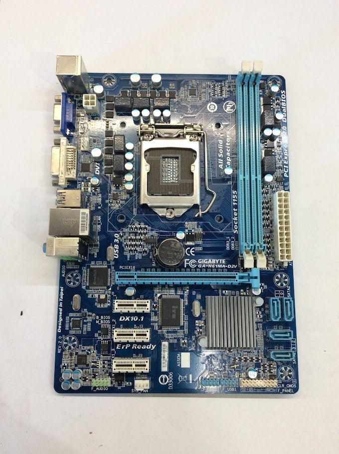 GIGABYTE GA-H61MA-D2V Motherboard mATX DDR3 LGA 1155 DVI VGA Intel H61  [AU]