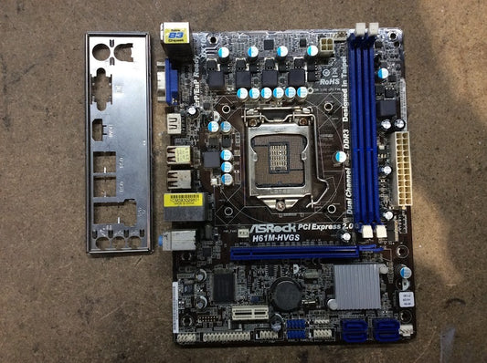 [AU] ASRock H61M-HVGS Motherboard MicroATX DDR3 LGA 1155 VGA HDMI Intel H61