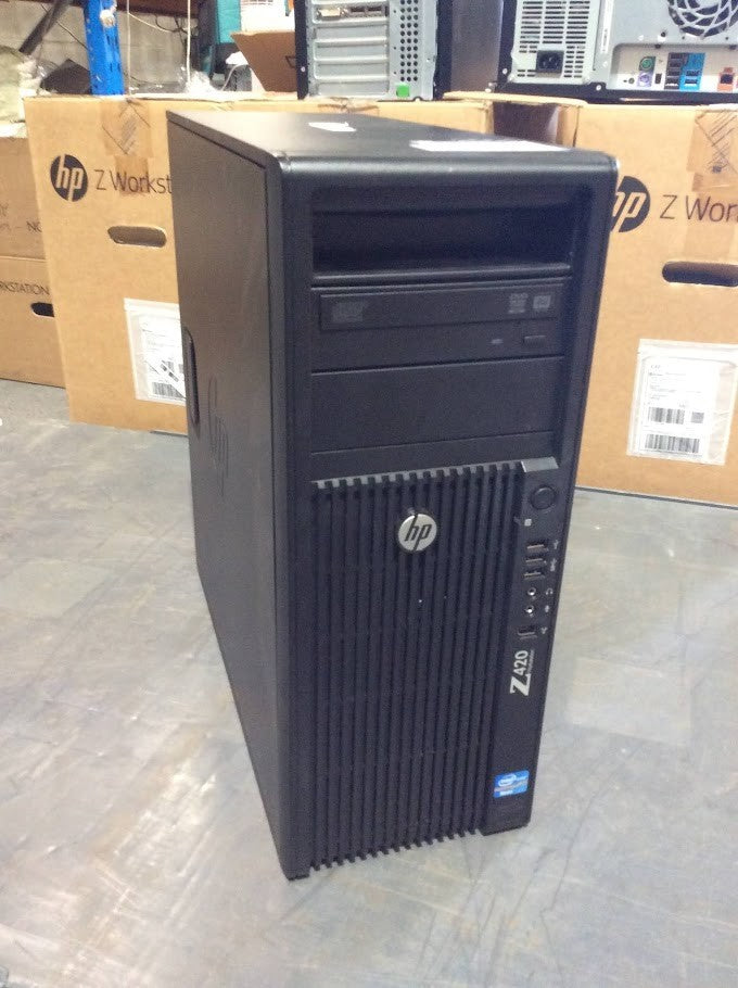 HP Z420 Workstation w/Liquid CPU Cooler E5-1620+NVIDIA 4000 28GB 256GBSSD W11 A-