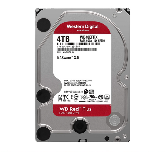 Western Digital 4TB Desktop 3.5" HDD WD40EFRX Hard Disk Drive Silver Au Seller