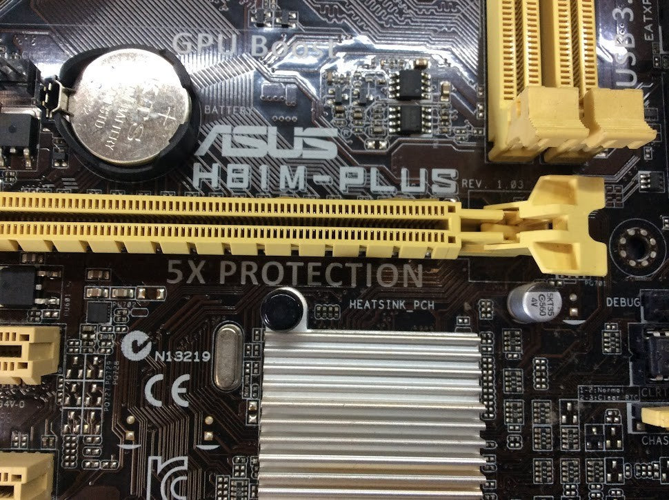 ASUS H81M-PLUS Motherboard DDR3 microATX LGA 1150 DVI VGA HDMI Intel H81 [AU]