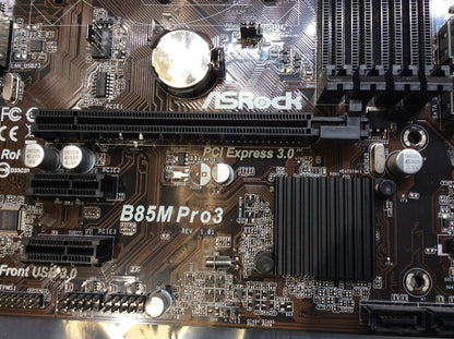Asrock B85M Pro3 Motherboard microATX LGA 1150 VGA HDMI DVI Intel B85 [AU]