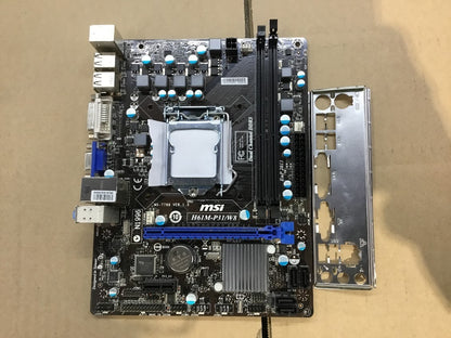 MSI H61M-P31/W8 Motherboard m ATX LGA 1155 DDR3 USB3.0 VGA DVI Intel H61 Tested