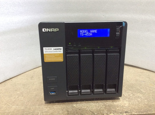 QNAP TS-453A INTEL N3160 4GB/2TBx4 Hard Disk Drive Raid0 7.24T+15V/5A Charger