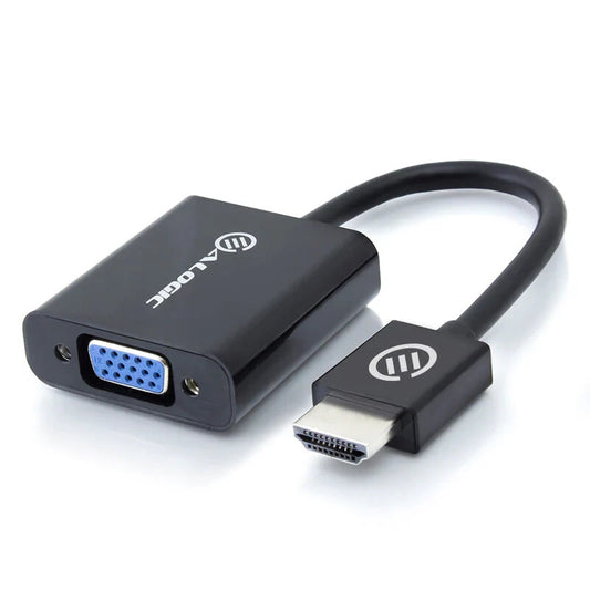 Brand New ALOGIC HDMI to VGA Adapter w/ 3.5MM Audio & USB Power Black  Au Seller