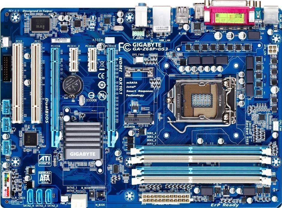GIGABYTE GA-Z68P-DS3 Motherboard ATX DDR3 LGA 1155 HDMI Intel Z68 [AU Seller]