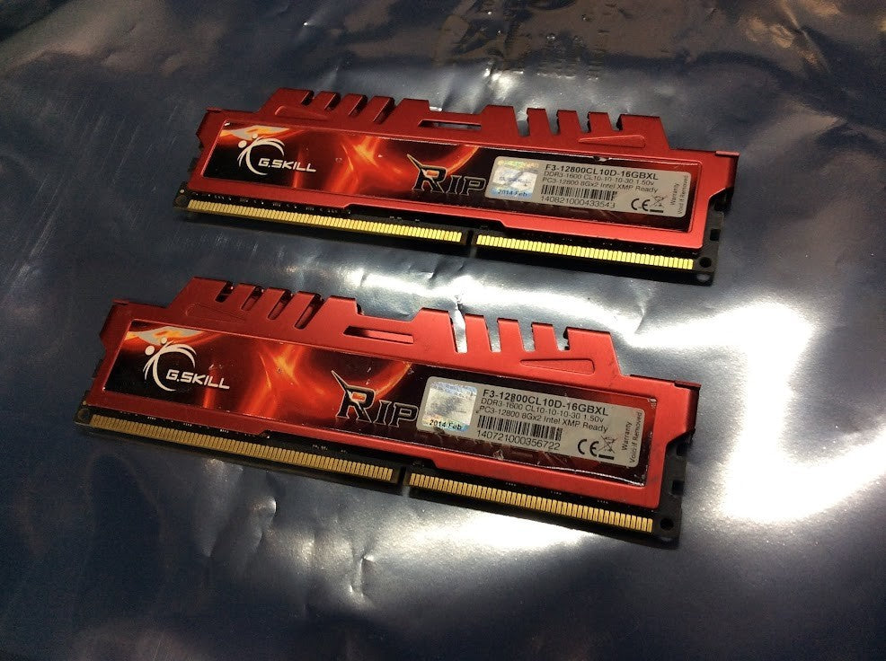 G.SKILL Ripjaws X F3-12800CL10D-16GBXL DDR3-1600 Desktop Memory KIT OF 2 [AU]