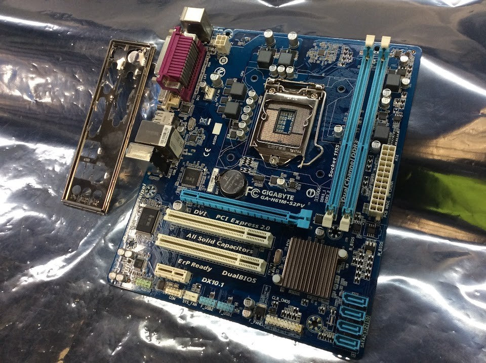 GIGABYTE GA-H61M-S2PV Motherboard DDR3 microATX LGA 1155 DVI VGA Intel H61 [AU]