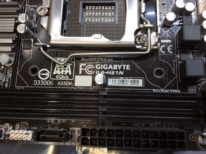 GIGABYTE GA-H81N Motherboard DDR3 mini ATX LGA 1150 VGA HDMI DVI Intel H81[AU]