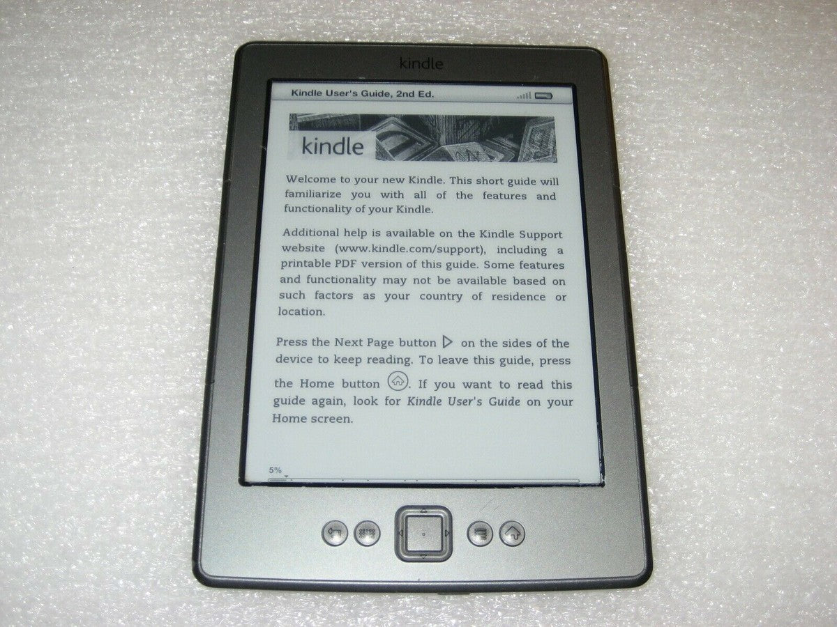 [AU Seller] Amazon Kindle 4th Gen 6" D01100 Wi-Fi e-Book Reader - Silver A+