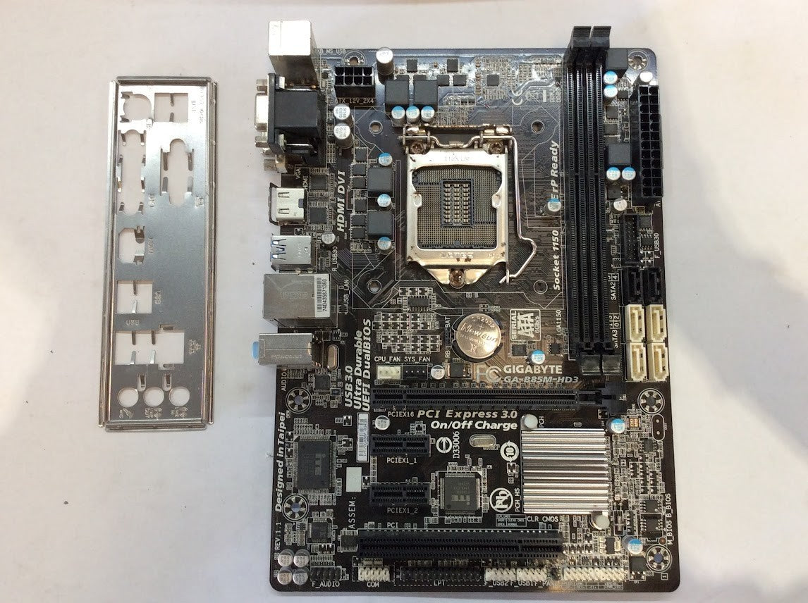 GIGABYTE GA-B85M-HD3 Motherboard miniATX DDR3 LGA 1150 HDMI VGA Intel H85 [AU]