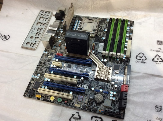 EVGA X58 SLI Motherboard LGA-1366 Intel X58 With CPU Intel i7-920 [AU Seller]