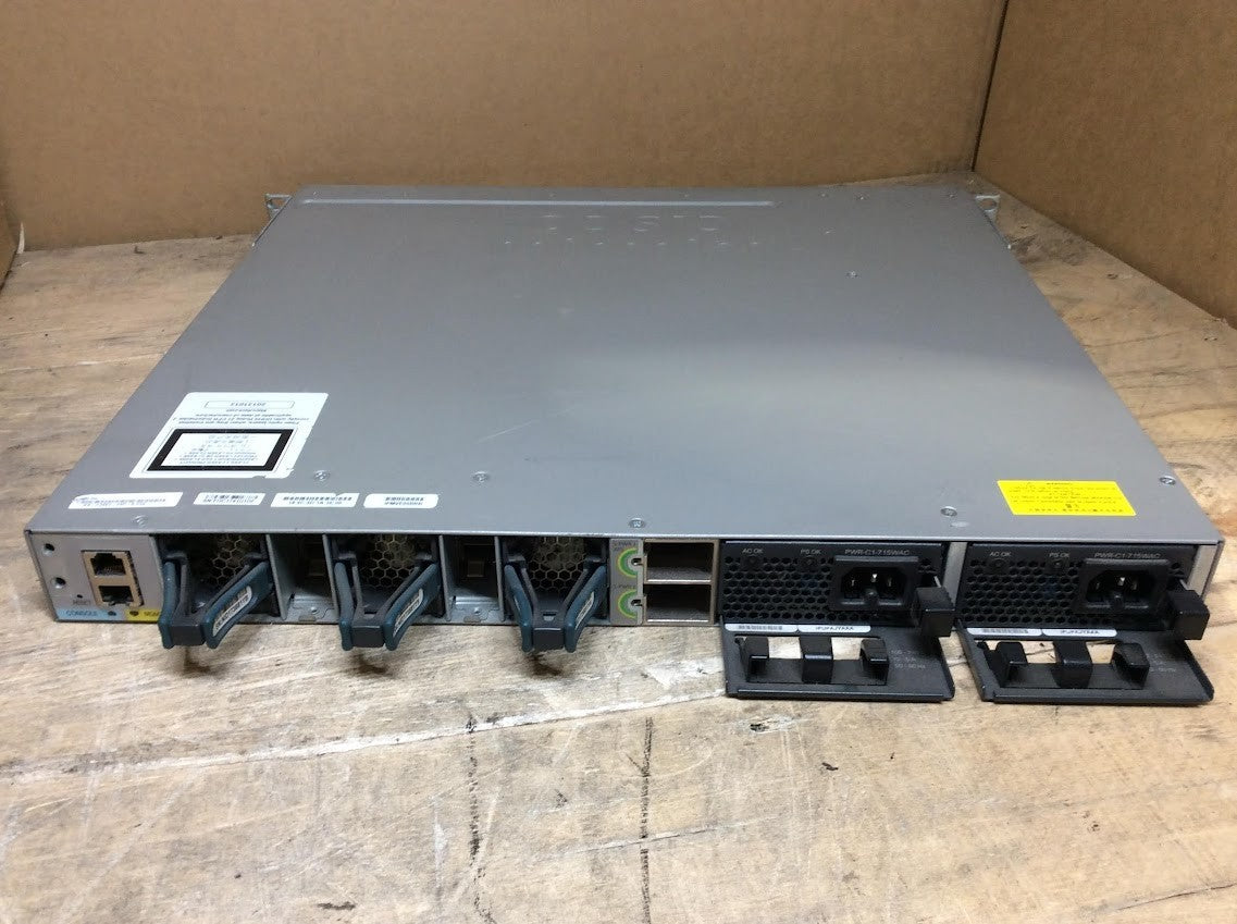 [AU] Cisco WS-C3850-24P-S Switch 24 x 10/100/1000 Ethernet PoE+Dual Power PSU A-