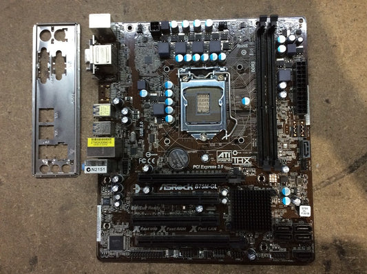 [AU Seller] ASRock B75M-GL Motherboard DDR3 MicroATX LGA 1155 VGA DVI Intel B75