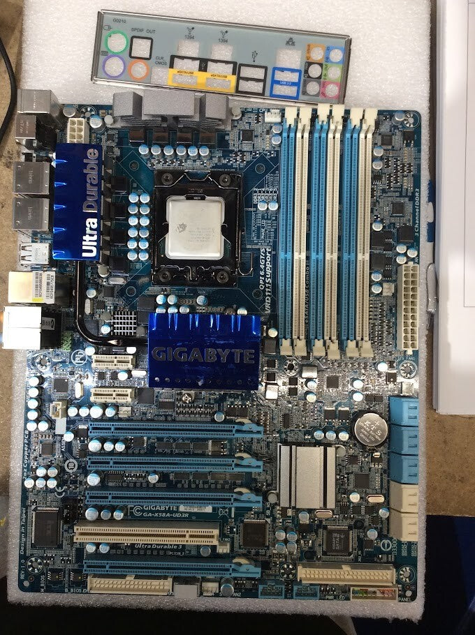 GIGABYTE GA-X58A-UD3R Motherboard ATX Socket B (LGA 1366) USB3.0 RJ-45 Au Seller