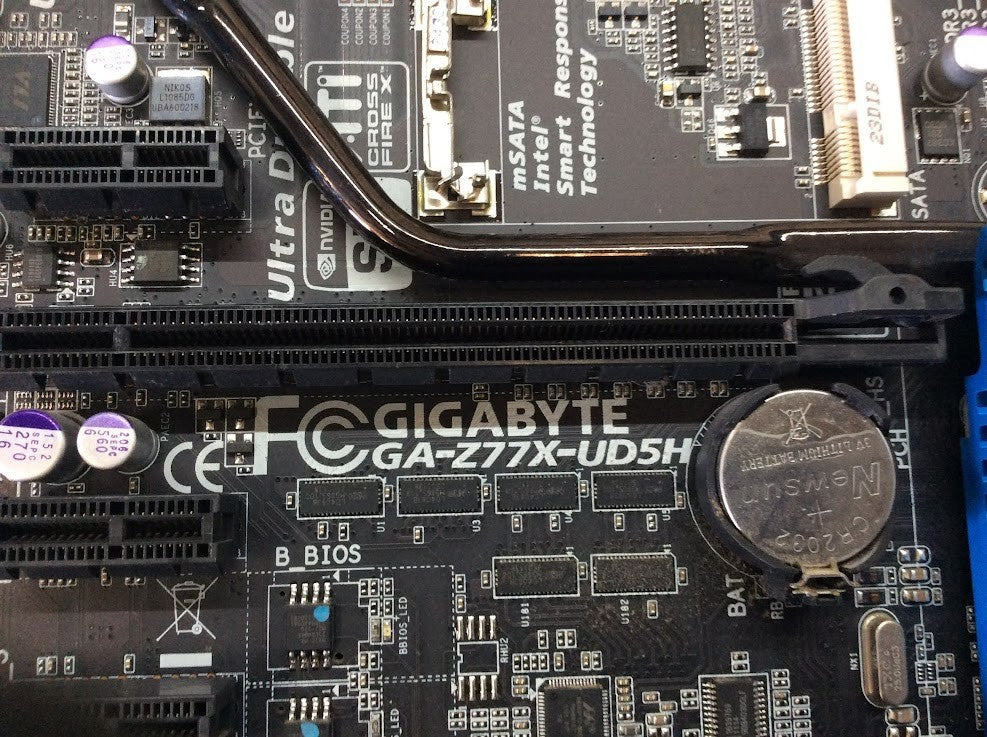 GIGABYTE GA-Z77X-UD5H Motherboard ATX DDR3 LGA 1155 HDMI DP DVI VGA Intel Z77
