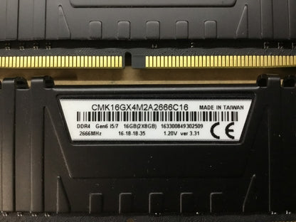 Corsair Vengeance LPX DDR4 CMK16GX4M2A2666C16 16GBRAM Desktop Memory Au Seller