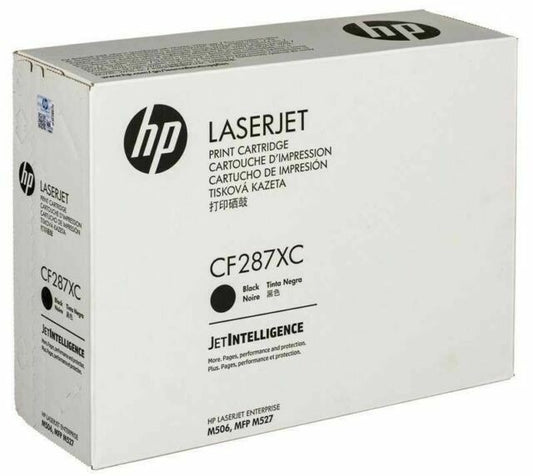 New HP LaserJet CF287XC Black Toner Cartridge for HP M506/MFP M527/Pro M501