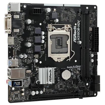 [AU] Asrock H310CM-HDV Motherboard microATX LGA 1151 DVI VGA HDMI Intel H310