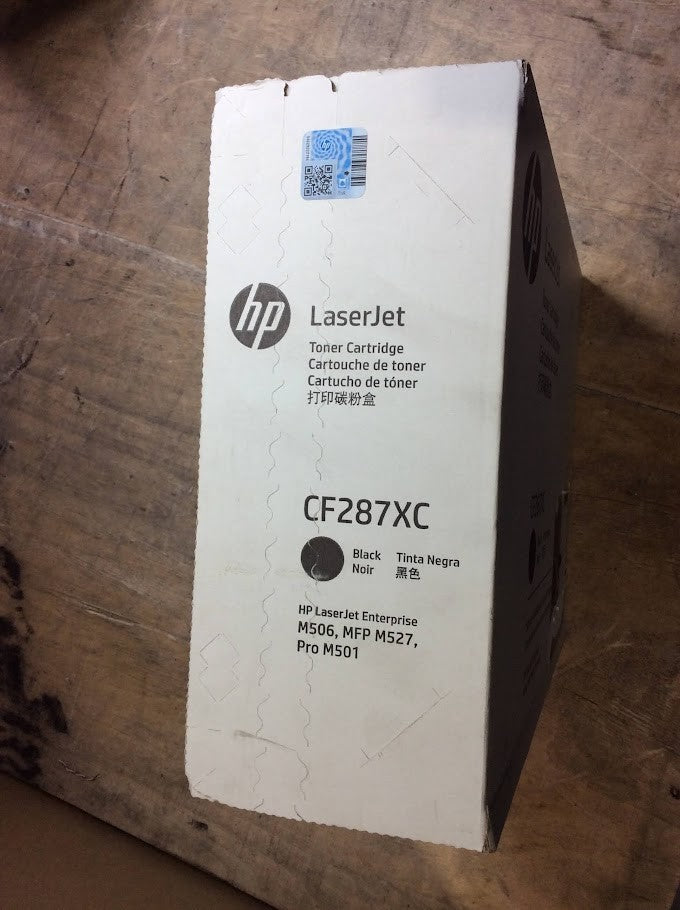 New HP LaserJet CF287XC Black Toner Cartridge for HP M506/MFP M527/Pro M501