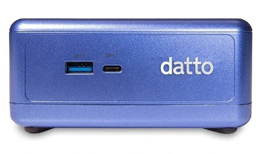 DATTO Alto 3V2 Mini PC Celeron 3865U@1.80GHz 8GBRAM 2TBHDD HDMI DP USB-C Blue