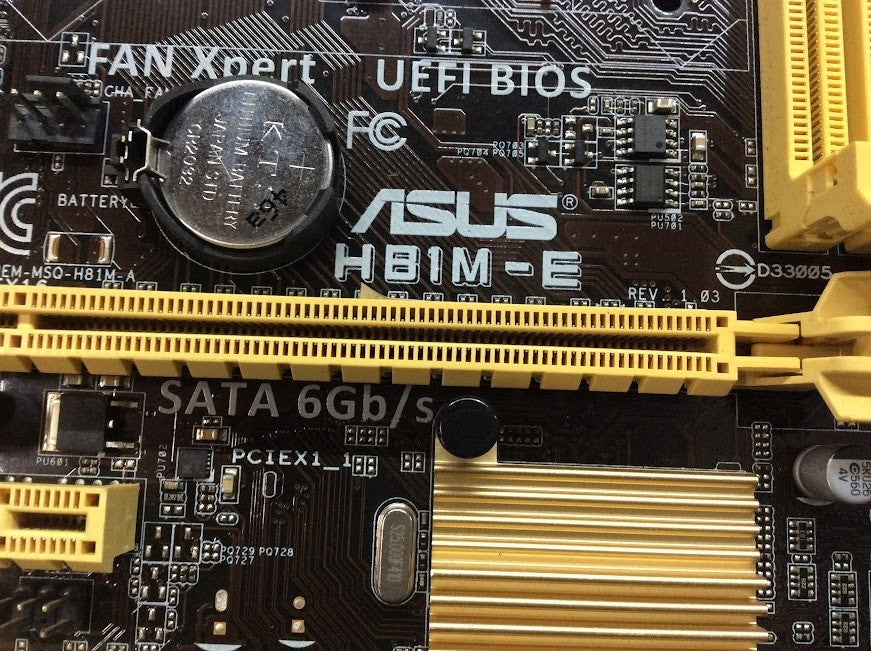 ASUS H81M-E Motherboard microATX DDR3 LGA 1150 VGA DVI Intel H81 [AU Stock]