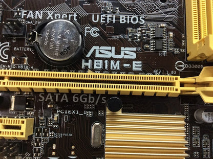 ASUS H81M-E Motherboard microATX DDR3 LGA 1150 VGA DVI Intel H81 [AU Stock]