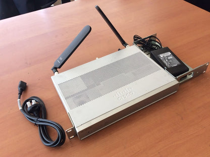 Cisco C1117-4PLTELAWZ V2 ISR 1100 Router +4G LTE Antenna Rack Mount PSU Wi-Fi