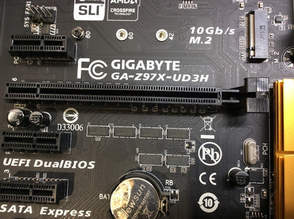 GIGABYTE GA-Z97X-UD3H Motherboard DDR3 ATX LGA 1150 DVI VGA HDMI Intel Z97 [AU]