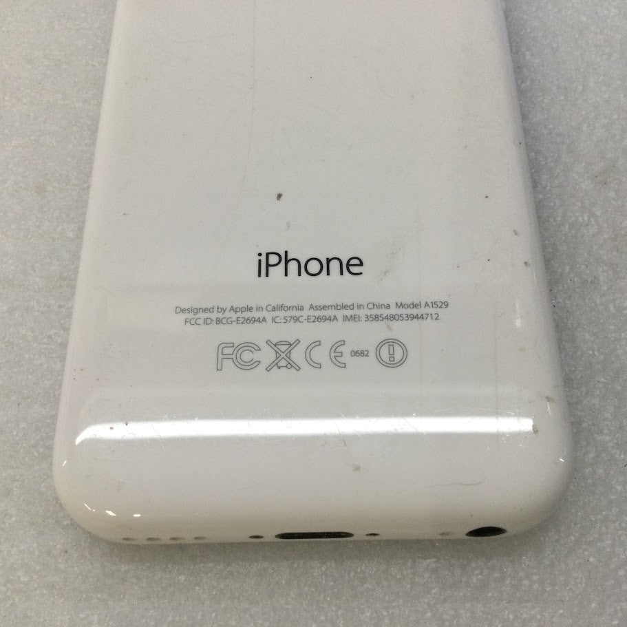 Apple iPhone 5c A1529 Phone 4'' 8GB Wi-Fi Touch iOS White Tested Au Seller