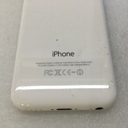 Apple iPhone 5c A1529 Phone 4'' 8GB Wi-Fi Touch iOS White Tested Au Seller