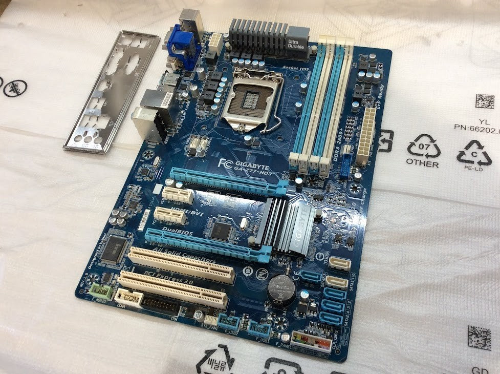 GIGABYTE GA-Z77-HD3 Motherboard ATX DDR3 LGA 1155 VGA DVI HDMI Intel Z77 [AU]