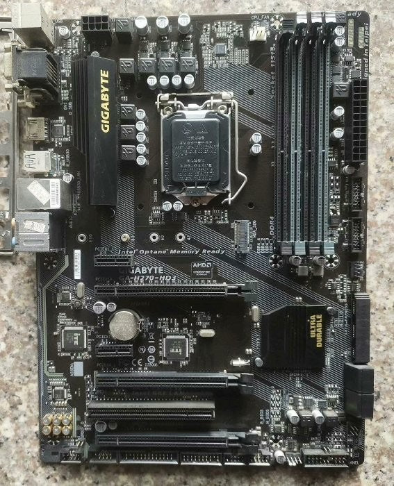 GIGABYTE GA-H270-HD3 Motherboard ATX LGA 1151 DDR4 HDMI VGA DVI Intel H270