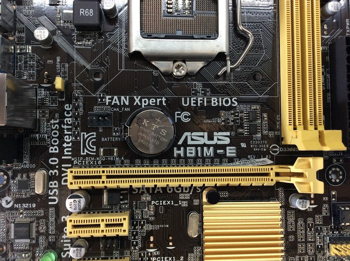 ASUS H81M-E Motherboard micro ATX DDR3 LGA 1150 VGA DVI Intel H81 [AU Seller]