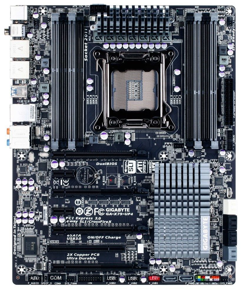 GIGABYTE GA-X79-UP4 Motherboard ATX DDR3 LGA 2011 USB3.0 Intel X79 Au Seller