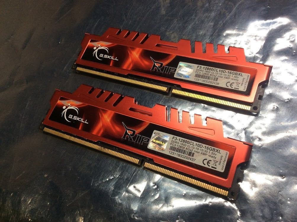 G.SKILL Ripjaws X F3-12800CL10D-16GBXL DDR3-1600 Desktop Memory KIT OF 2 [AU]