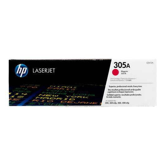 HP CE413A 305A Magenta LaserJet Toner Cartridge For 300/300 mfp/400/400 mfp