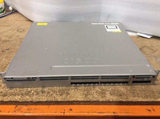 Cisco WS-C3850-12S-S 12-Port SFP 3850 Switch+C3850-NM-4-1G Silver Au Seller