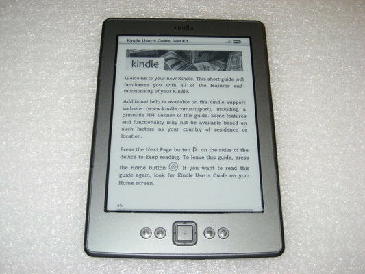 [AU Seller] Amazon Kindle 4th Gen 6" D01100 Wi-Fi e-Book Reader - Silver A+