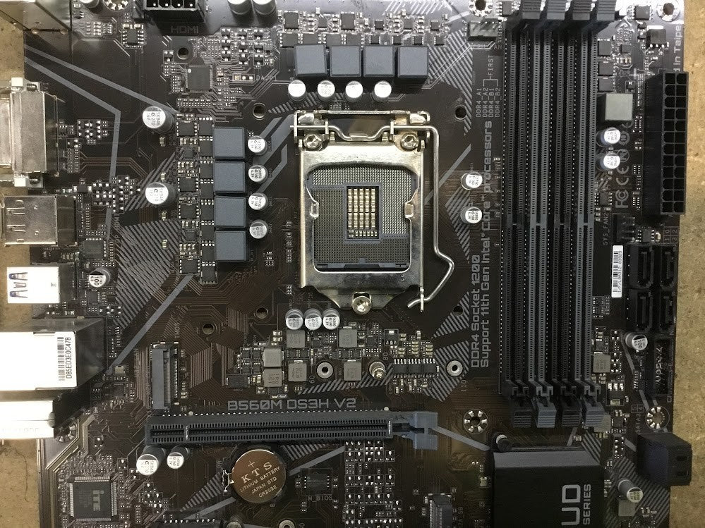 GIGABYTE B560M DS3H V2 Motherboard mATX LGA 1200 DP HDMI DVI USB-C Intel B560