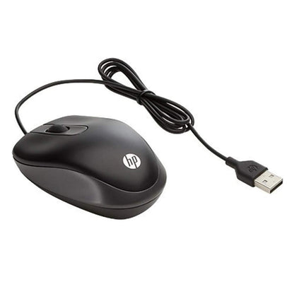 HP G1K28AA Genuine USB Mouse for PC Notebooks Laptop PC CCTV Black - Brand New