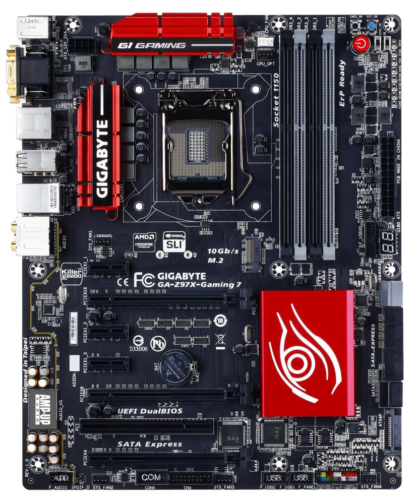 [AU] GIGABYTE GA-Z97X-Gaming 7 Motherboard ATX LGA 1150 VGA DVI HDMI Intel Z97