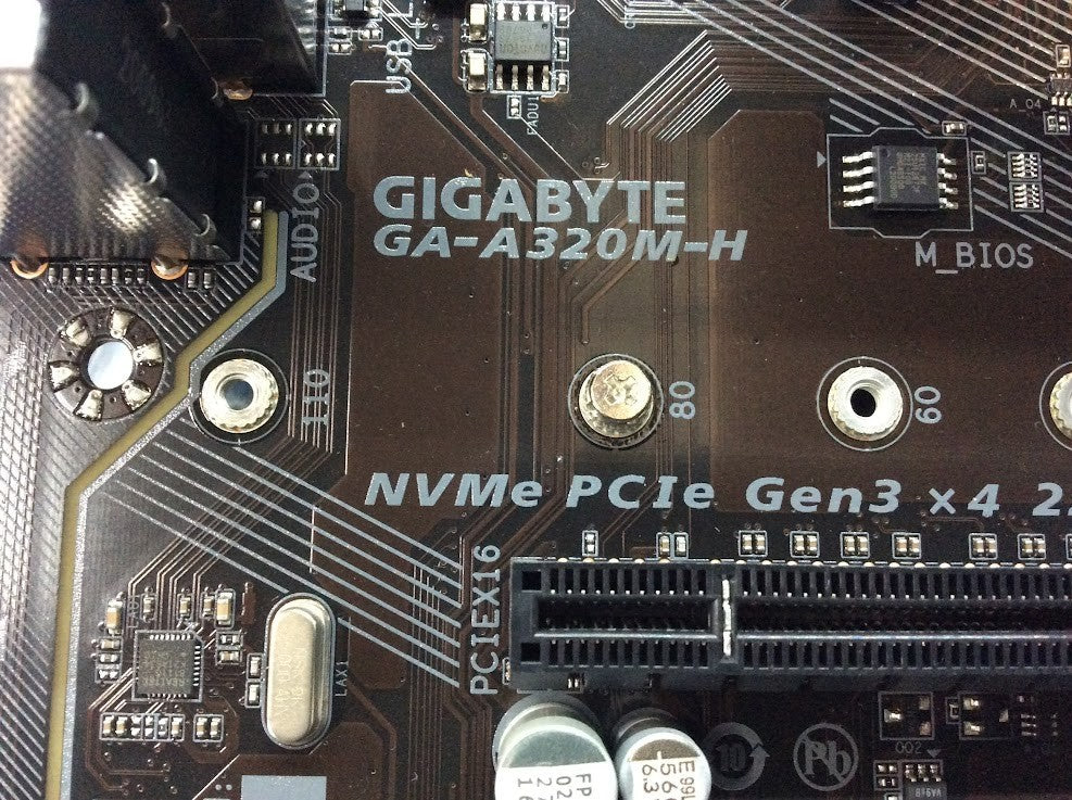 GIGABYTE GA-A320M-H Motherboard Socket AM4 DDR4 microATX With Athlon 3000G [AU]