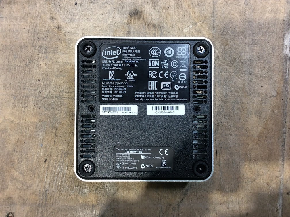 [AU Stock] Intel DN2820FYK Mini-PC Celeron N2830 4GBRAM 120GBSSD HDMI USB3.0 A-