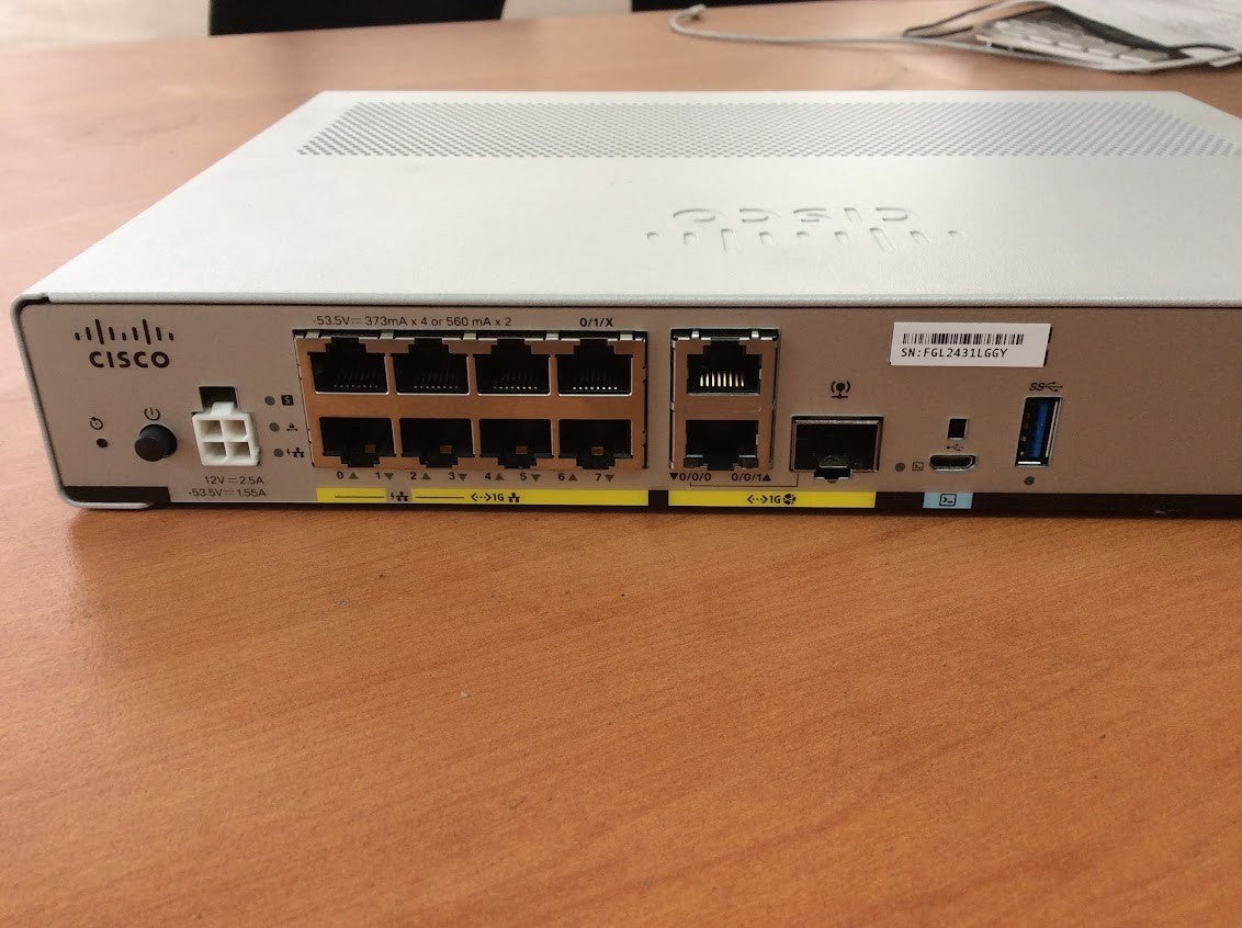 [AU] Cisco C1121-8P V01 Integrated Services Router 8 Port w/ Power Supply A-